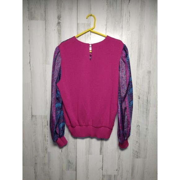 Vintage 90's Anthony Sicari Pink Sweater Size 16 - Picture 3 of 5